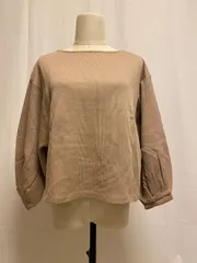 【新品•未使用•タグ付き】URBAN RESEARCH DOORS アーバンリサーチドアーズ ベージュ 長袖 バルーン袖 トップス