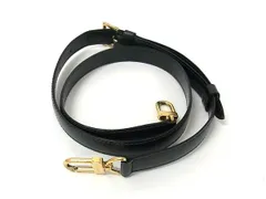 ■美品■ LOUIS VUITTON ルイヴィトン レザー バッグ用 ショルダーストラップ 斜め掛け 肩掛け レディース メンズ グリーン系 FQ0303