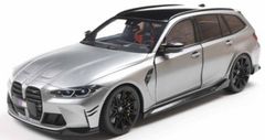 1/18 BMW M3ツーリング G81 マットシルバー ソリド製ダイキャスト製