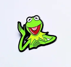 送料無料！ ★ピンズ PINS★ピンバッジ 【 カーミット（ Kermit the Frog ）】Sesame Street / セサミストリート〚アメリカン雑貨 アメトイ〛のサムネイル