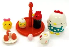 【中古】食玩 トレーディングフィギュア 7.コケコッコおんたま 「はらぺこ動物村 ゆかいななかまといただきま～す!」