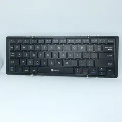W380　iclever IC-BK03 折りたたみワイヤレスキーボード シルバー