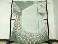 平和屋着物●訪問着　作家物　絞り　辻が花　暈し染め　正絹　逸品　DAAW5727ud