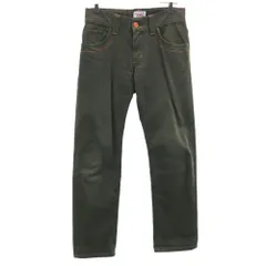 エドウィン 403XVS 日本製 カラーデニム ストレートパンツ W28 カーキ EDWIN EXCUSIVE VINTAGE メンズ