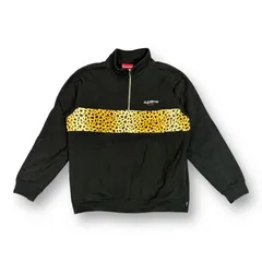 国内正規 Supreme 18AW Leopard Panel Half Zip Sweatshirt レオパード ...