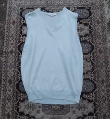 johnsmedley　knit vest ジョンスメドレー　メリノウールニットベスト　イングランド製