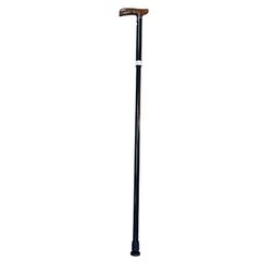 田辺プレス 超軽量合金製 伸縮式杖 かるケイン 青墨(あおずみ) Lサイズ 85~95cm MGPN-011 杖 高齢者 歩行補助 長さ調整 中古 W４