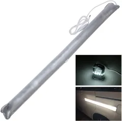 LDCS 折り畳んでぺったんこ。膨らませてぺたっと簡単設置 LEDライト 最大1500ルーメン USB キャンプ アウトドア 釣り 車中泊 Lサイズ 85cmx8.8cm(Lサイズ（85cmx8.8cm）)