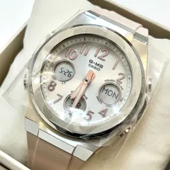 rm) 【未使用品】 CASIO カシオ Baby-G G-MS タフソーラー デジアナ腕時計 MSG-W610 稼働品 ラバーバンド 外箱付属 腕周り約17.5cm