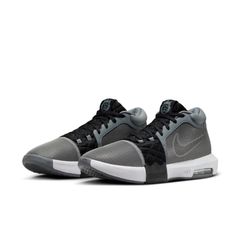 ［ナイキ］レブロン ウィットネス 8 EP LEBRON Witness 8 EP クールグレー/ブラック/ホワイト　27㎝ バスケットシューズ
