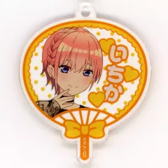 【中古】キーホルダー 中野一花 「五等分の花嫁∽ トレーディングうちわ型アクリルキーホルダー」