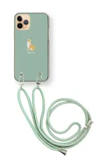 Xperia 5 IV SO-54C SOG09 A204SO エクスペリア5IV スマホケース スマホショルダー かわいい 柴犬 犬シバケン しばいぬ 日本犬 ピンク ストラップ 調節可能 152cm  カラー03