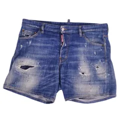 期間限定価格！DSQUARED2 ダメージデニムショーツ 42 DSQUARED2 ディースクエアード ダメージ加工 ボタンフライ