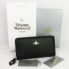 新品 Vivienne Westwood 長財布 ヴィヴィアンウエストウッド 長財布 カード入れ　小銭入れ　折りたたみ財布　55339ブラック　財布 金入れ