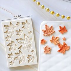 シリコンモールド　紅葉　葉っぱ　植物　もみじ　レジン　粘土　パーツ　装飾