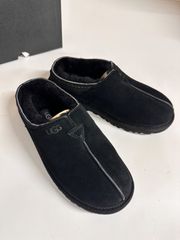 【新品未使用】 UGG 1113631 アグ メンズ オールジェンダー ニューマン スリッパ M NEUMAN BLACK US7