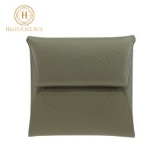 【新品】HERMES エルメス バスティア B刻 2023年 エバーカラー グリメイヤ グレー シルバー金具 コインケース ウォレット 財布 レディース メンズ