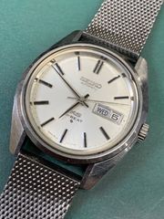 ち*お様 SEIKO セイコー 自動巻き 腕時計 シルバー メッシュベルト