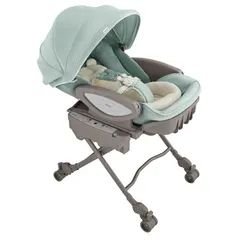 Aprica(アップリカ) ハイローチェア ユラリズム オート プレミアム AC 0か月-4歳頃まで 電動スウィングタイプ (ピスタチオグリーン)
