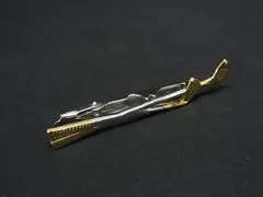 ■美品■ ChristianDior クリスチャンディオール ゴルフ パター ネクタイピン タイピン アクセサリーゴールド系×シルバー系 DI9229