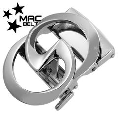 ベルト バックルのみ 穴なし オートロック メンズ 35mm 穴なしベルト 金具 交換 替え 無段階 単品 金属バックル 3.5cm B-888sv