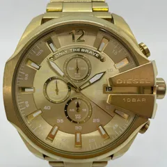 DIESEL ディーゼル メガチーフ 腕時計  DZ4360 ゴールド  クロノグラフ メンズ ステンレス 質屋・リサイクルマート