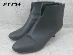 ■ Odette e Odile オデット エ オディール UNITED ARROWS バックジップ ショート ブーツ 23ｃｍ ブラック レディース 【中古】 【1002800413607】