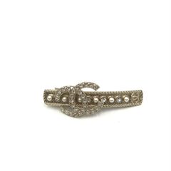 CHANEL シャネル ココマーク パールヘアピン シルバー 箱付き 刻印B22C 美品