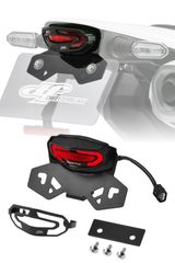 新品 ジータレーシング(ZETA RACING) CRF250L/RALLY'21-24 LED ライン テールホルダーキット レッド 軽量 防水 コンパクトデザイン 整備性向上 配線加工不要 道路運送車両法の新基準対応