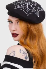 【KILL STAR】Black Widow Beret Hat / ベレー帽