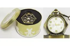 【中古】腕時計・懐中時計(キャラクター) ミッキー(結晶) 六角形レリーフ懐中時計 「ディズニー」