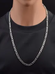 ジュエリー メンズ ネックレス 1個 メンズヒップホップ厚手チェーン 3:1ステンレススチールネックレスチェーン