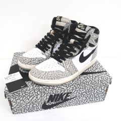 IT78821 ナイキ スニーカー エアジョーダン AIR JORDAN 1 RETRO HIGH OG DZ5485-052 ホワイト×グレー×ブラック メンズ NIKE 中古
