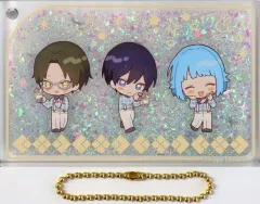 【中古】キーホルダー 蓮巳敬人＆氷鷹北斗＆紫之創 スノードーム風リキッドアクリルキーホルダー 「あんさんぶるスターズ!! ENSEMBLE HOLIDAY!!×animatecafe」