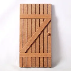 ミニチュア 雑貨 木枠 ドア ドールハウス キット 扉 木製 おもちゃ 1/12 1/6 材料 キット アメリカ 50042