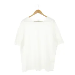 B&Y ユナイテッドアローズ BEAUTY&YOUTH ビューティー&ユース カットソー スウェット ラウンドネック 五分袖 カットオフ オーバーサイズ コットン 大きいサイズ XL 白 ホワイト /AH1 ☆のサムネイル
