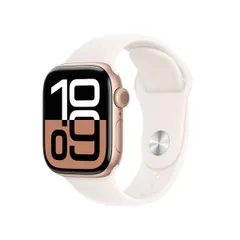 Apple Watch Series 10（GPS + Cellularモデル）- 42mmローズゴールドアルミニウムケースのサムネイル