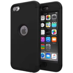 新品 Apple iPod Touch 7/ 6/ 5 シリコンケース アップル アイポッド タッチ カバー ソフト シンプル 擦り傷防止 軽量 薄型 防衝撃 iPod Touch 7 iPod Touch 6 iPod Touch 5 保護カバー（ブラック）