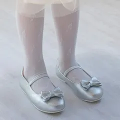 【ゴムストラップシルバー】ワンストラップフォーマルシューズ キッズ TAK キャサリンコテージ