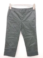 ◇ green label relaxing UNITED ARROWS クロップド丈 パンツ サイズ38 ブラック レディース P  【1409090037931】
