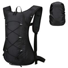 [Marjoramy] サイクリング バックパック 軽量 バックパック 20l ハイキング 反射ストラップ付 自転車 バックパック 大容量 ブラック レインカバー付きハ バイク トレイル ランニング スキー ハイキング 登山 MTB 自転車 アウトドア 用