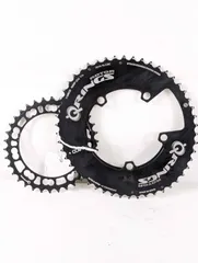ROTOR RoundRings 2x DM 46T-30T チェーンリング中古 ROTOR Q-RING OVALchainring 【54/44T】 SHIMANO4アーム