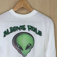 古着　ALIENS　RULE　Tシャツ