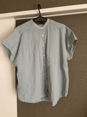 MUJI 無印良品　シャツ　ブラウス　グリーン系