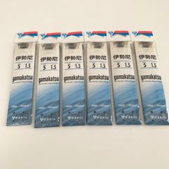 【6点セット】がまかつ 伊勢尼 サイズ5ハリス1.5