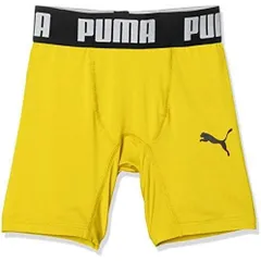 プーマ(PUMA) サッカー コンプレッション ショートタイツ 656334 ジュニア サイバーイエロー/プーマブラック(07) 160cm