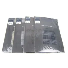 バーバリー ストッキング タイツ 4点セット 未使用 M-L チェック柄 ブランド まとめて レディース BURBERRY