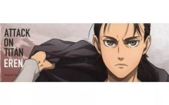 [중고] 배지 핀스 엘렌 예거(업) [진격의 거인 The Final Season POP UP 기획전"지명 소리" at baseyard tokyo 트레이딩 롱 스퀘어 캔버지 BYT 일러스트]