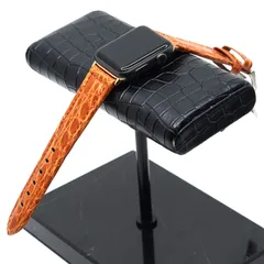 【42mm 44mm 45mm】アップルウォッチ バンド カイマン オレンジ モレラート GOYA カシス AppleWatch 時計バンド おしゃれ メンズ 25-M-533-1