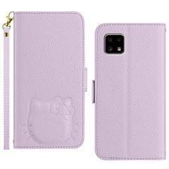 【新着商品】5.8 SHG03 SH-53A SH-41A (AQUOS 贈り物 inch カード収納 スタンド機能 マグネット式 可愛い美しいシンプル猫パターン 手帳カバー 対応) 高級PUレザー 財布型 スマホケース 対応 対応 センス5G - センス4